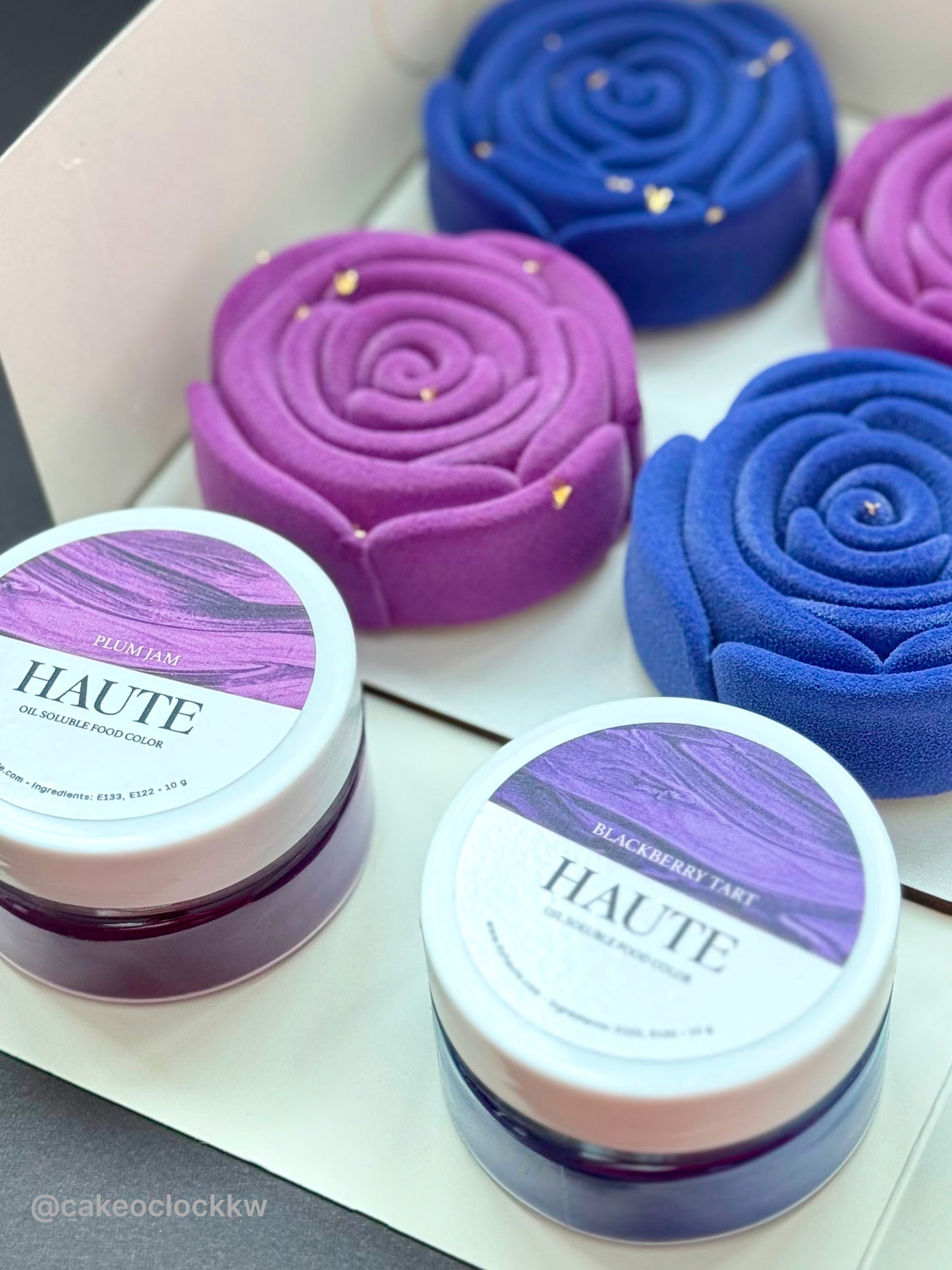 Rose Cakes Best Haute Food Colors by Ksenia Penkina, Natural Colouring, Water Soluble, Oil Soluble, Fat Soluble Powder, Professional, Chefrubber, Colourmill, Chefmaster, Silikomart, Pavoni, Decorelief, Matfer, PastryClass, Valrhona, Cacao Barry, For Macarons, For Cakes