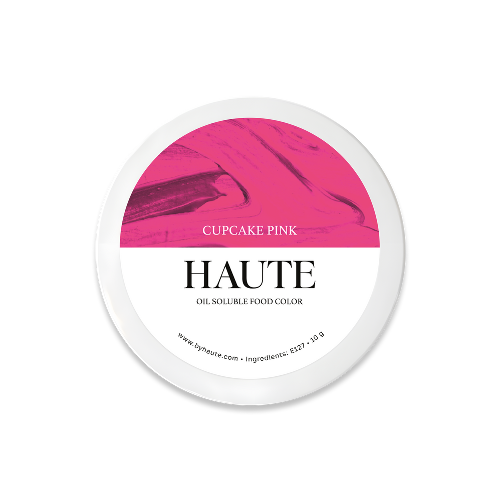 
                  
                    Jar of Haute Cupcake Pink Oil Soluble Food Color for Baking and Elegant Pastry Art 
                  
                
