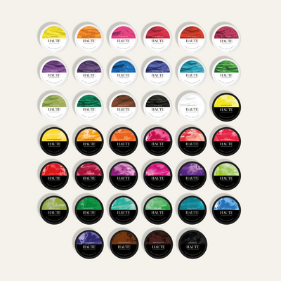 Haute Food Colors Full collection of Water and Oil soluble Food Colors For Professional Baking by Ksenia Penkina
