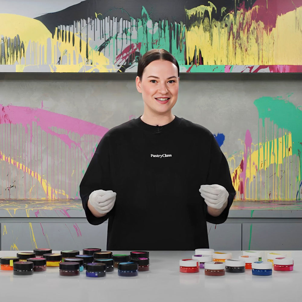 Best Haute Food Colors by Ksenia Penkina, Natural Colouring, Water Soluble, Oil Soluble, Fat Soluble Powder, Professional, Chefrubber, Colourmill, Chefmaster, Silikomart, Pavoni, Decorelief, Matfer, PastryClass, Valrhona, Cacao Barry, For Macarons, For Cakes