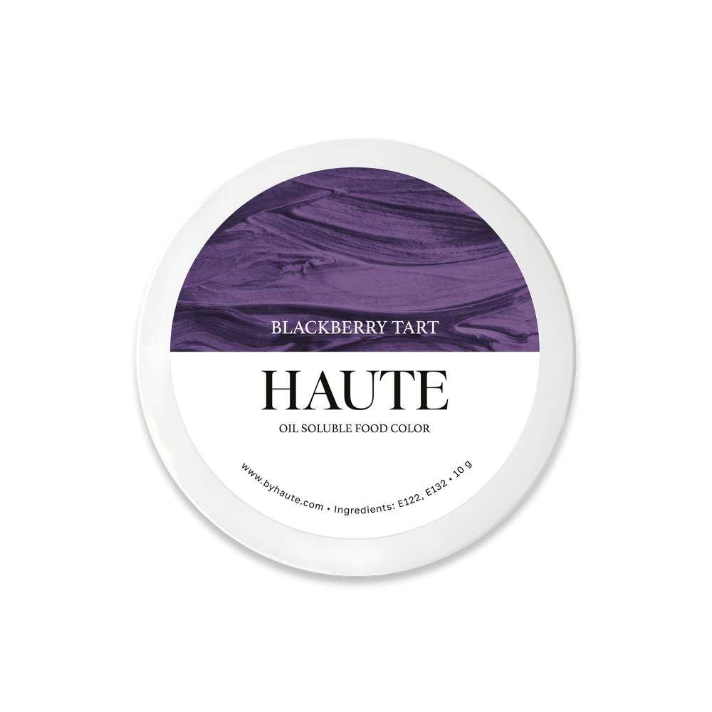 
                  
                    Jar of Haute Blackberry Tart Oil Soluble Food Color for Edible Decorations and Pastry Artistry
                  
                