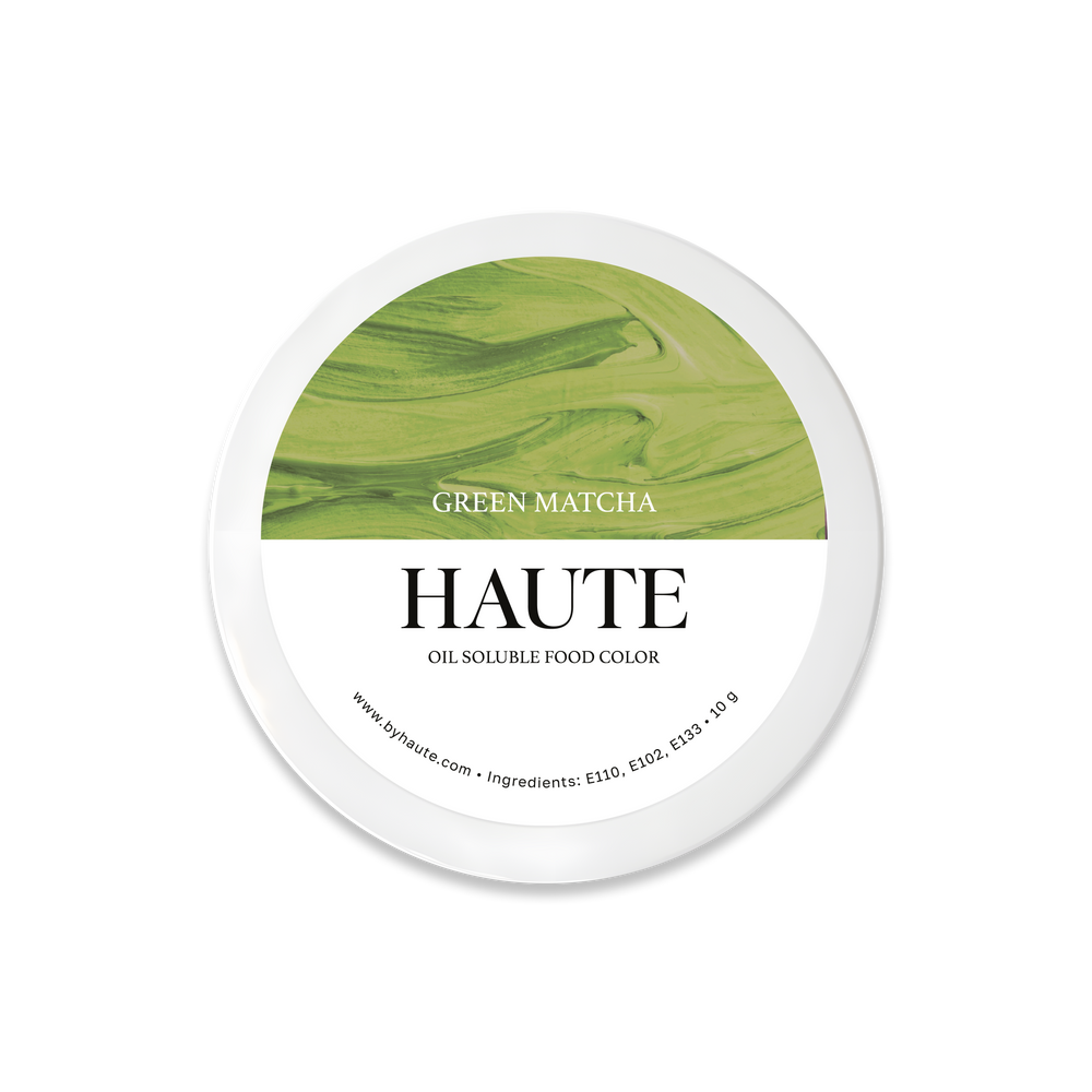 
                  
                    Jar of Haute Green Matcha Oil Soluble Food Color for Baking by Ksenia Penkina
                  
                