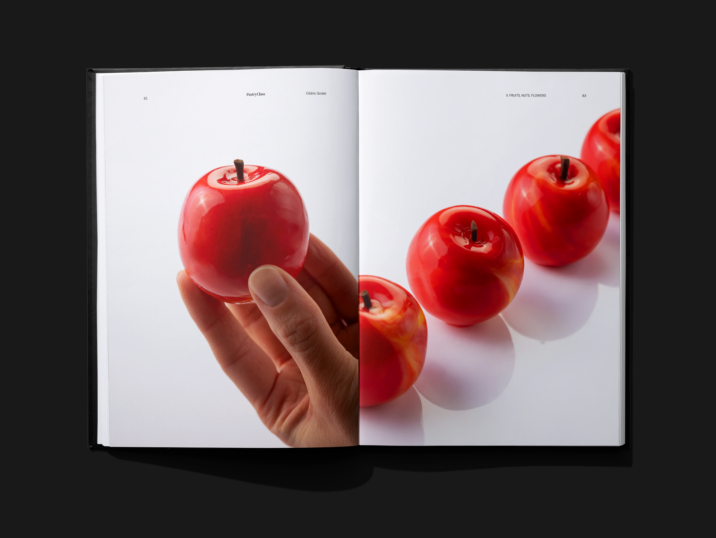 PastryClass book by Cedric Grolet, Apple Recipe, book by Pierre Herme, Ispahan recipe, book by Johan Martin, Croissant Recipe, book by Frank Haasnoot, Sereh recipe, book by Ksenia Penkina, Mirror Glaze recipe, book by Ramon Morato, book by Christophe Adam, Eclair recipe