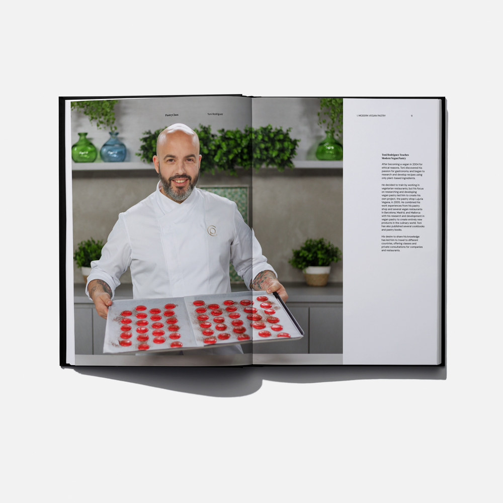 
                  
                    PastryClass book by Toni Rodriguez, Vegan Macarons, Vegan Croissant, book by Cedric Grolet, Apple Recipe, book by Pierre Herme, Ispahan recipe, book by Johan Martin, Croissant Recipe, book by Frank Haasnoot, Sereh recipe, book by Ksenia Penkina, Mirror Glaze recipe, book by Ramon Morato, book by Christophe Adam, Eclair recipe
                  
                