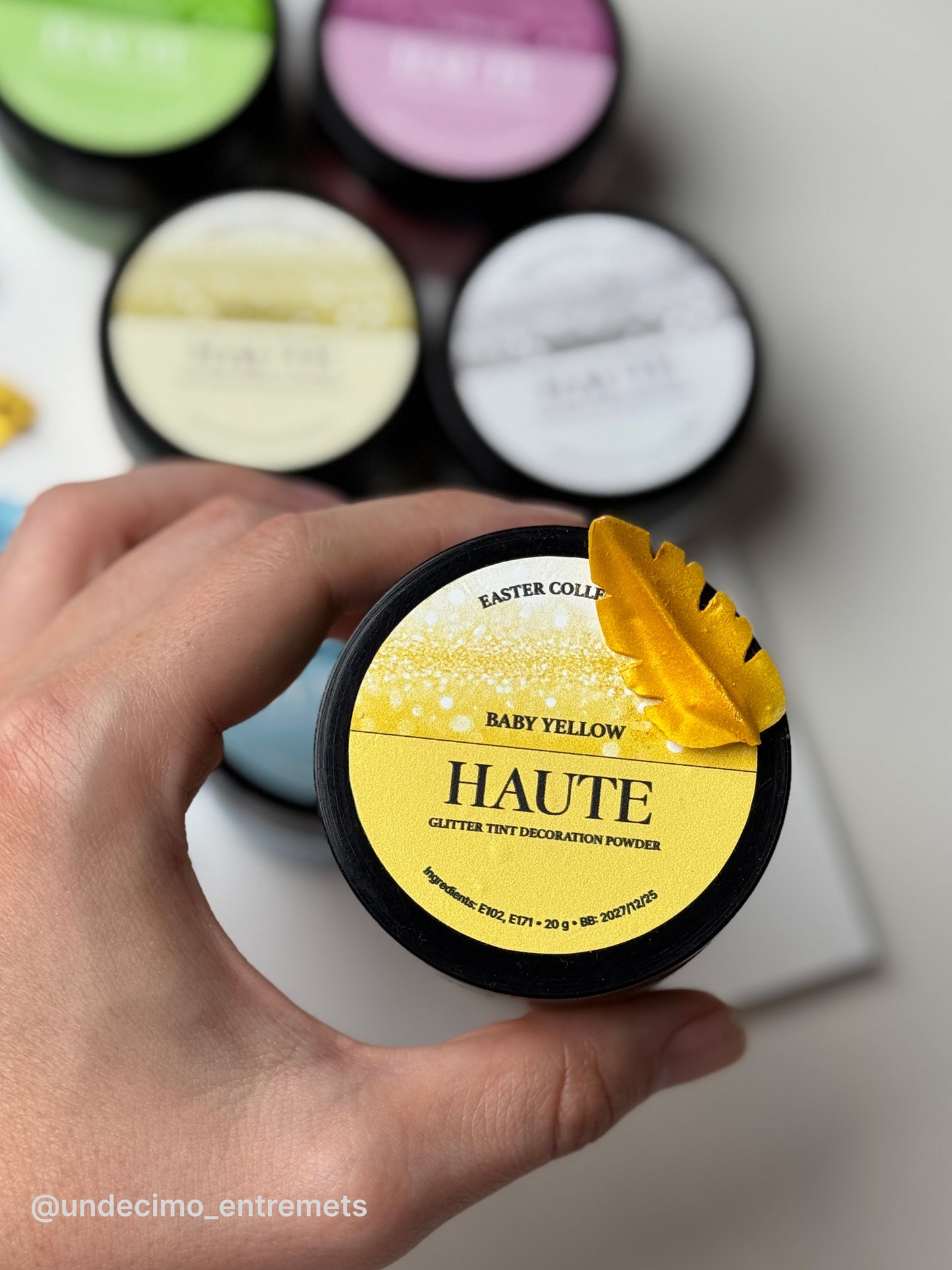 YELLOW GLITTER-TINT, LIMITED-EDITION